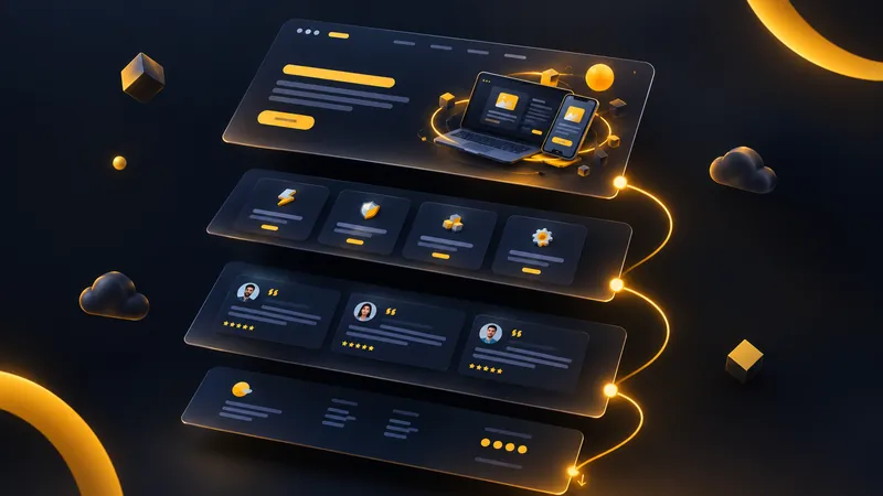 Landing page project preview