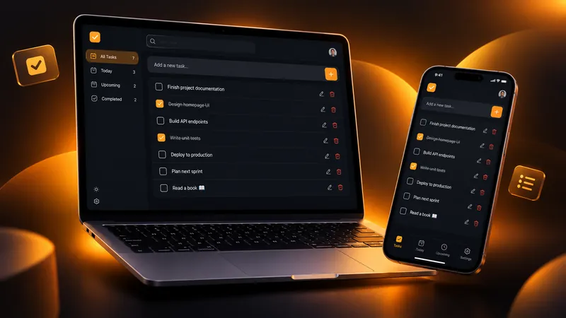 Todo List Full-Stack project preview